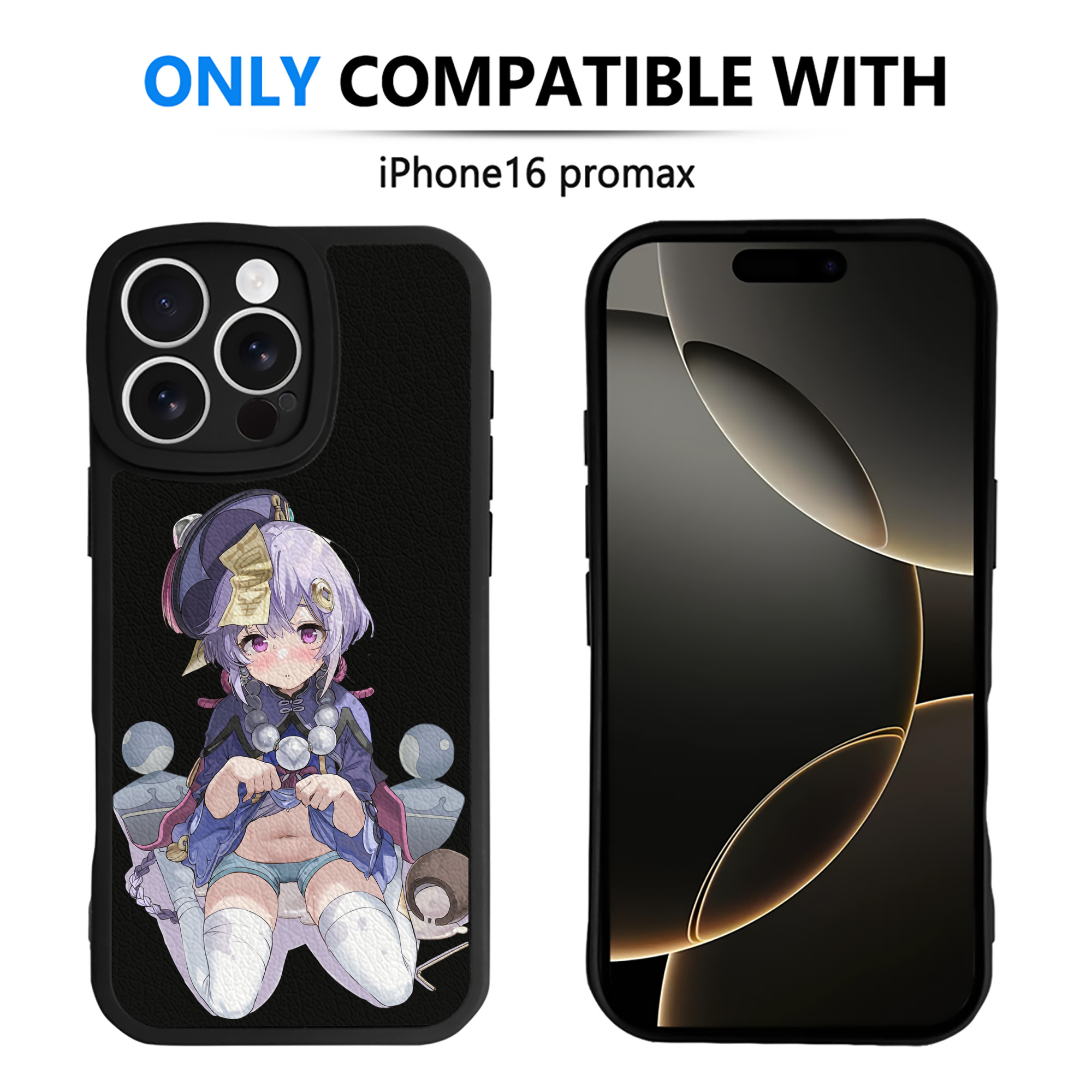 げんし神 七七 なな  genshin Nana 【iPhone 16シリーズ対応】シリコンスマホケース（レザー調） 材質：シリコン